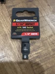Gearwrench 84100 3/16" - 1/4" Drive 6 Point Shallow Impact Socket Standard Sae. Fixed Price $18.70.