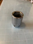 Mac Tools 1-1/4 In 6 Pt. Chrome Socket 3/4dr.",part # Z406 Usa. Fixed Price $19.19.