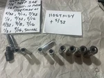 Snap-on Tools 1/4" Drive Sae Deep 12 Point Socket Set 110stmdy +1 W/swivel. Fixed Price $130.00.