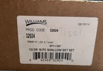 Williams 32924 16 Pc Socket Set 1/2" Dr 12 Pt Chrome Finish 3/8" To 1-1/2". Fixed Price $150.00.