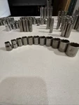 Craftsman 3/8" Drive 11 Pc 12 Pt Metric Socket Set 9-19, Inverted G Series. Fixed Price $34.99.