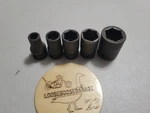 5x Snap-on 1/2" Drive Flank Sockets Sae Shallow 3/8" 5/8" 11/16" 13/16" Lot. Fixed Price $54.99.