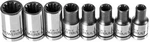 Powerbuilt 8 Piece 1/4" Dr. Sae Spline Socket Set With 1/4 In., Silver. Fixed Price $27.99.