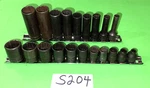 Snap-on Tools 20 Piece 3/8 Drive Short & Deep Sae Socket Sets 12 Point. Fixed Price $280.00.