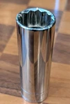 Sk 48019 1/2" Dr. 19mm 12pt Deep Metric Chrome Socket Nos. Fixed Price $16.00.