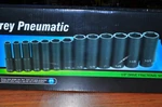 1/2"dr Grey Pneumatic I Deep Impact Socket 13 Pcs 7/16" To 1-1/4" Gp 1312d. Fixed Price $107.99.