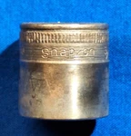 Vintage 1945 Snap-on F-240 3/8" Drive 3/4" Shallow 12 Point Socket G Date Code. Fixed Price $14.99.
