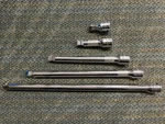 5 Snap-on Tools 1/2" Wobble Extension Set Sxw2 Sxwp3 Sxwp8 Sxwk11 Sx15. Fixed Price $120.00.