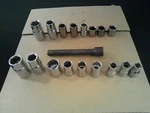 Lot Of Misc. Craftsman Sockets Metric & Sae Great Cond. 18. Fixed Price $51.99.