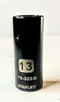 Stanley 13 Mm X 3/8"socket 86-325b Black Chrome 6 Pt Free Usa Shipping. Fixed Price $9.96.