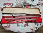 Vtg Snap On #208-fx 8 Pc 3/8" Drive Extension Set 1 1/2"- 23 1/4" W/box (tl2957). Fixed Price $209.95.