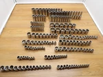 Husky 1/4" 3/8" & 1/2" Drive Socket Set/ Deep Shallow/ Mm Sae- 183 Pieces. Fixed Price $150.00.