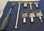 K Tool Phillips Screwdriver, Sockets & Socket Extension Bar And Torx Bit. Fixed Price $55.77.
