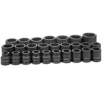 Grey Pneumatic 8126m 26-piece Metric Master Socket Set, 12-point, 3/4" Drive. Fixed Price $507.05.