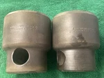 2pc Plomb 2-1/2 & 2-1/4" 12 Pt, 1 Drive Impact Socket Industial Grade Vintage. Fixed Price $74.95.
