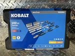 Kobalt 102pc Tool Set Hard#6552004 With Hard Case. Fixed Price $60.00.