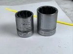 Williams 2pc 1/2 Drive 12pt Sockets, St-1231 31/32in., St-1236 1-1/8in., Usa. Fixed Price $4.95.