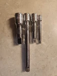 4 Kobalt 1/2-3/8 Inch Socket Extenders 337339-337344-337352-337345. Fixed Price $22.00.