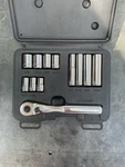 Vintage Nos Craftsman Sae 12 Piece 1/4" Drive Socket Set 34745 Made In Usa. Fixed Price $35.99.
