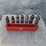 Snap On 3/8" Drive 6-point Sae Impact Swivel Socket Set 3/8"-3/4" Ipf12-24 Case. Fixed Price $141.20.