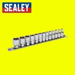 Sealey Ak2746 13pc 1/4"sq Drive Lock-on Socket Set Rounded/damaged Nut Remover. Fixed Price $24.17.