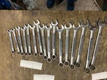 Vtg Craftsman American Wrench Set 12 Point Open End Extras 5/16-3/4 Usa Sae. Fixed Price $69.95.