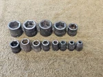 13 Proto Professional Impact Socket 3/8" Drive Set Sae 15/16 5/8 9/16 1/2 7230h. Fixed Price $92.62.