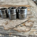 Snap On Mac Square Drive Sockets. Fixed Price $89.00.