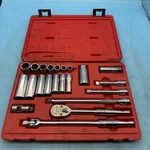 Snap-on Pb17 3/8" Drive Metric Socket Set Wrench Case Ratchet Box. Fixed Price $339.56.
