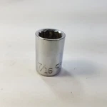 Craftsman 3/8" Drive 7/16" 12 Point Shallow Socket G 44332 Usa. Fixed Price $9.99.
