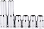 6pcs 3/8" Drive 10mm Deep & Shallow Socket Set Cr-v Metric 6-point 12-point. Fixed Price $20.18.