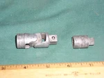 Vint Snap On 3/8" Universal Flex Socket Adapter Mdl F-3 & 3/8"-1/4" Reducer Vryg. Fixed Price $28.95.