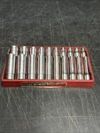 Snap On 1/4 Drive Sae Deepwell & Shallow 6 Point Socket Set 20 Pc Usa Underline. Fixed Price $269.99.