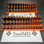 Snap-on Tools 84pc 3/8" Metric & Sae Impact Shallow / Semi Deep Master Set. Fixed Price $2250.00.