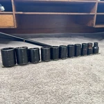 Snap-on Set 11 Pc 6 Point 1/2" Dr Im320-im120a Shallow Impact Socket 311imya. Fixed Price $155.00.