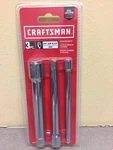 Craftsman Cmmt34533 6" L X 1/4, 3/8 And 1/2" Drive S Sae Extension Bar Set 3 Pc. Fixed Price $34.43.