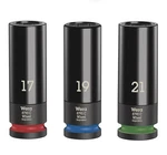 Wera 05004595001 Impaktor Wheel Socket Set 1/2" Drive 3-piece Black. Fixed Price $60.00.