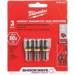 Milwaukee 49-66-4513 Shockwave 5/16 In. Insert Nut Driver (3 Pk). Fixed Price $11.99.