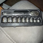 Snap-on Usa 3/8" Ratchet Flank Drive 6point Metric Socket Set Rfsm 8 18mm W Tray. Fixed Price $162.00.
