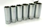 Mac Tools Usa 5/8" - 15/16" Sae Deep Well Socket Set Lot 3/8" Drive 6-point. Fixed Price $74.00.
