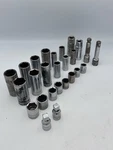 Sk Wayne 3/8 Drive Socket Lot Deep & Shallow Sockets + Extensions Vintage Usa. Fixed Price $40.00.