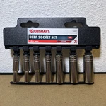 Jobsmart 7 Pc. Sae Deep Socket Set, 1/4 In. Drive, Tools, Mechanic. Fixed Price $14.99.