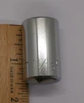 Craftsman Vintage 11/16" 12 Point 1/2" Drive Shallow Socket Usa Ee 47507 Nos. Fixed Price $12.59.