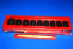 Snap-on New Large 9 Piece 1/2" Drive 6-point Sae Shallow Impact Socket Set. Fixed Price $484.32.