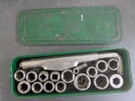 Duro Indestro 1/2" Drive Socket Set, #316, Breaker Bar, 6 Pt Socket, Excellent!. Fixed Price $50.00.