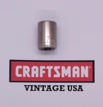 Vintage Craftsman 3/8" Drive 12mm 6 Point Shallow Socket Metric G1 43544 Usa Nos. Fixed Price $11.24.