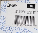 Armstrong 20-897 1/2'' Impact Socket Set 8pc. Fixed Price $200.00.