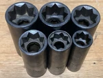 Proto Professional Deep Impact Sockets 1/2 8-point Black Oxide. Fixed Price $44.99.