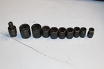 Matco Tools 3/8" Drive Metric 6- Point Impact Socket Set + Universal Joint 10pcs. Fixed Price $100.00.