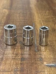 Snap-on Tools 1/4 Drive Shallow Sockets 3pc 3/8, 5/16, & 8 Point Usa Sae. Fixed Price $35.00.